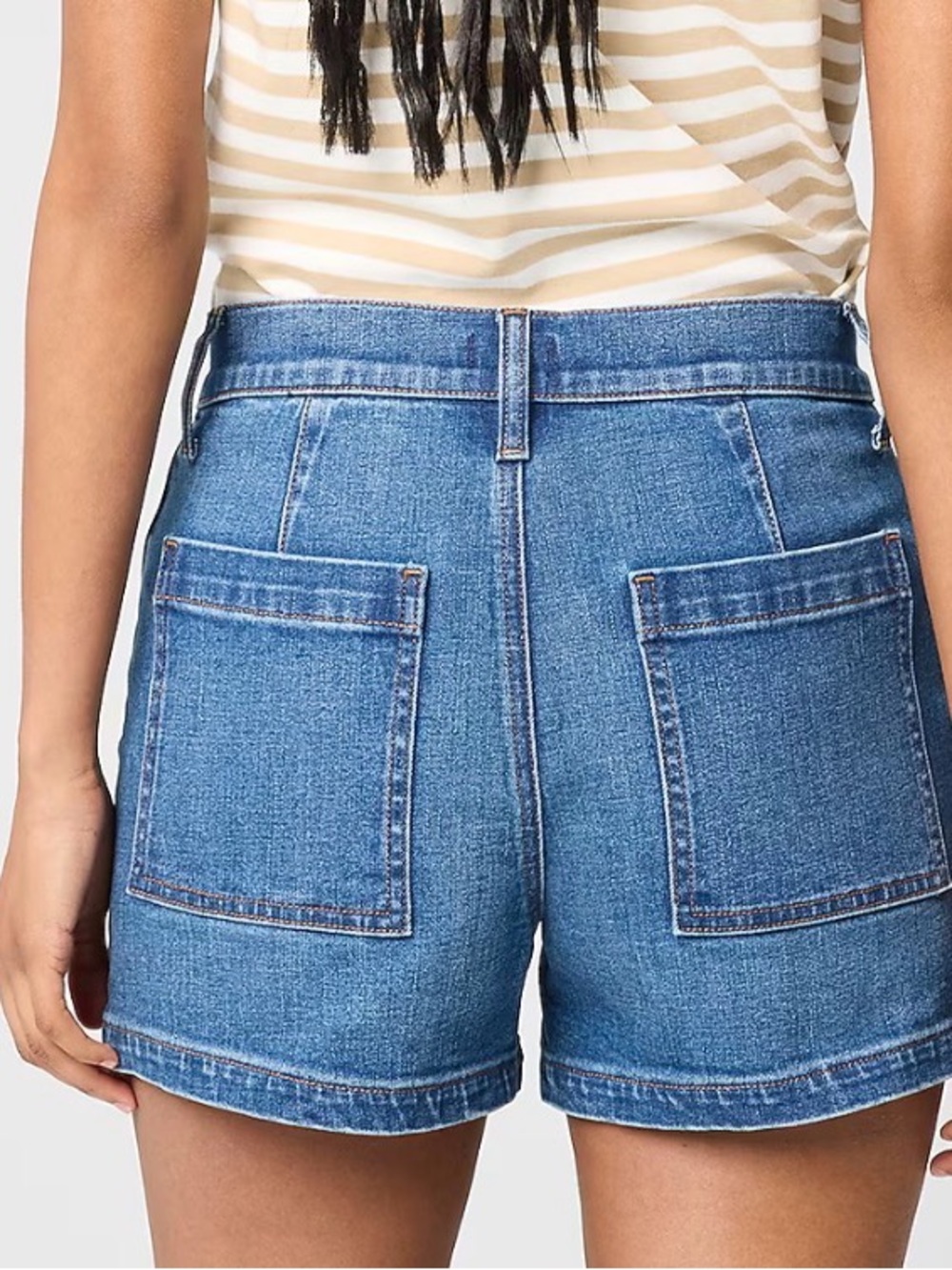 NWT - JCrew Denim Shorts - Deep Cyan Wash - Size 30 - Picture 3 of 10